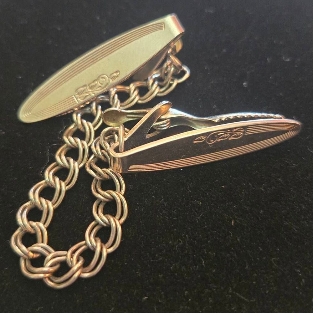 Vintage Silver Tone Sweater Clips